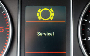 Opozorilna lučka na armaturni plošči